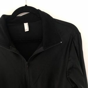 American Apparel Black Windbreaker